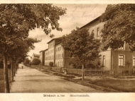Die Schachthäuser in der Münchner Straße, um 1915